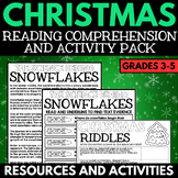 Christmas Reading Comprehension Passage Activities - Word 