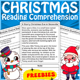 Christmas Reading Comprehension Passage Activities with Qu
