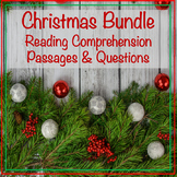 Christmas Reading Comprehension Passages & Questions Bundle