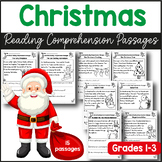 Christmas Reading Comprehension Passages and Questions grades 1-3