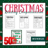 Christmas Reading Comprehension Work Packets Growing Bundle
