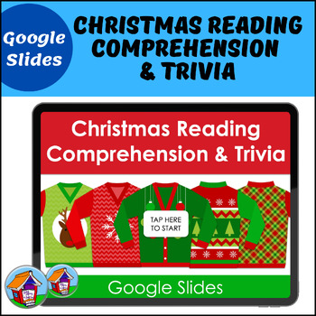 Preview of Christmas Reading Comprehension and Trivia for Google Slides™ & PowerPoint™