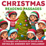 Christmas Reading Comprehensions (15 Passages) w/ Answer K