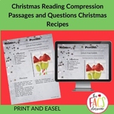 Christmas Reading Comprehension Passages and Questions Chr