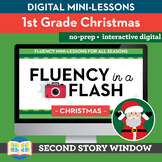 Christmas Reading Fluency in a Flash 1st Grade • Digital F