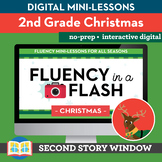 Christmas Reading Fluency in a Flash 2nd Grade • Digital F