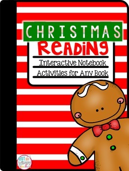 Preview of Christmas Reading Interactive Notebook for ANY Book