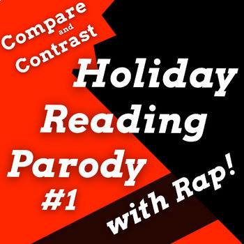 Preview of Christmas Reading Passage Compare Contrast Two Texts Same Topic 5th 6th Grade