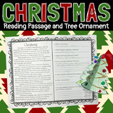 Christmas Reading Passage and 3D Christmas Tree Ornament H
