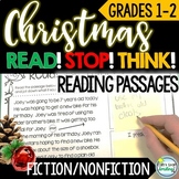 Christmas Reading Comprehension Passages 1st & 2nd Grade F