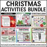 Christmas Reading Passages Games Jokes and Coloring Activi
