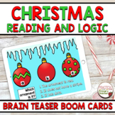 Christmas Reading and Logic Boom Cards