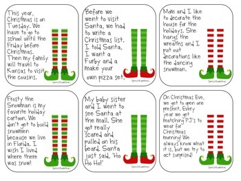 Christmas Receptive Language Packet: Speech & Language Therapy | TpT