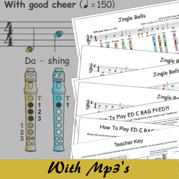 Preview of Jingle Bells For Recorder - Christmas Sheet Music G