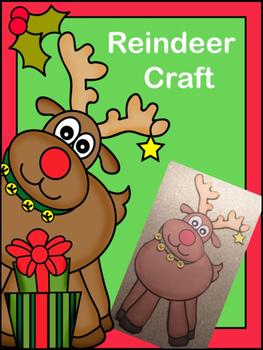 Christmas Reindeer Craft by Johnston Digital Designs | TpT