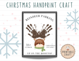Christmas Reindeer Handprint Craft