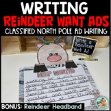 Reindeer Writing Paper CRAFT | Hat