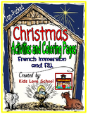 Christmas Religious Coloring Pages and Activities-FSL and 