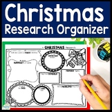 Christmas Research Activity | Christmas Graphic Organizers