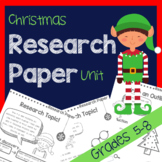 Christmas Research Paper Unit