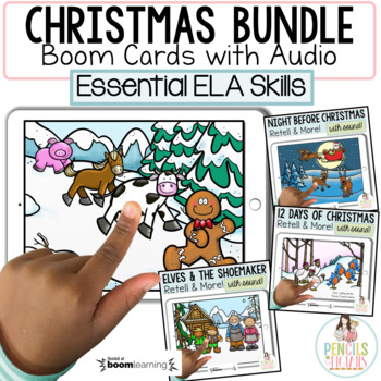 Preview of Christmas Boom™ Cards | Digital Retell Bundle | PreK | Kindergarten | 1st Grade