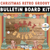 Christmas Retro Groovy Bulletin Board Kit