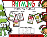 Rhyming Activities| Christmas Rhyming Center| Rhyming Pock