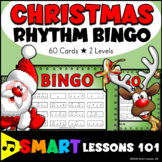 Christmas Rhythm Bingo Flashcard Music Game |Christmas Mus