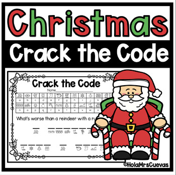 Christmas Riddles Crack the Code Activity by Hola Mrs Cuevas | TPT