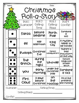 Christmas Roll-A-Story by Teresa Dempsey - Now's the Time Design