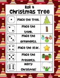 Christmas Roll and Draw a Christmas Tree (2 games in 1)