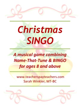 Preview of Christmas SINGO Game