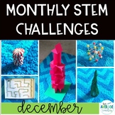 Christmas STEM Activities - December Monthly STEM Challenges