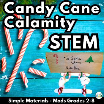 Preview of Christmas STEM Activity - Candy Cane Calamity STEM Challenge 