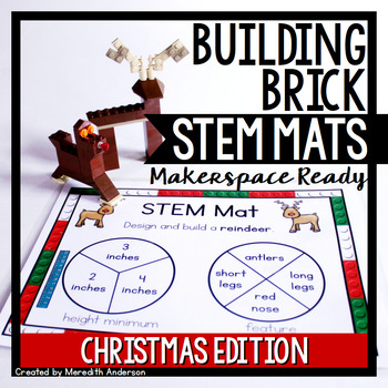 Preview of Christmas STEM Activities for Building Bricks