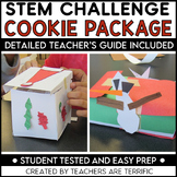 Christmas STEM Challenge Cookie Packages An Easy Prep Activity