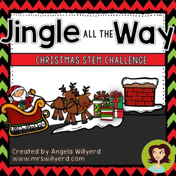 Preview of Christmas STEM Challenge: Jingle All The Way - SMART Board  - Grades 5-8