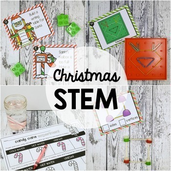 Preview of Christmas STEM Challenges