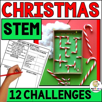 Preview of Christmas STEM Activities - 12 STEM Challenges