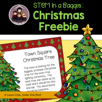 Preview of Christmas STEM Freebie: A STEM Activity in a Baggie Sample