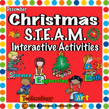 Preview of Christmas. STEM and STEAM Interactive Activities.