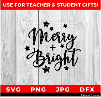 Christmas SVG, Christmas Gift Ideas for Teachers and Students, Cricut ...