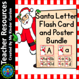 Christmas Santa Alphabet Letter Flash Cards and Posters Bundle