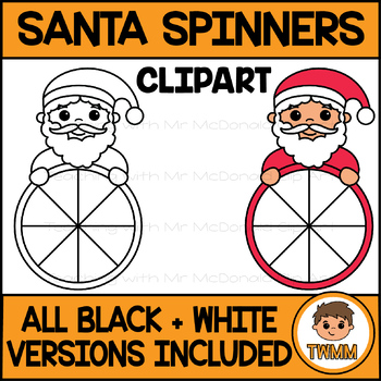 fractions clipart black and white christmas