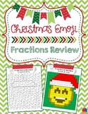 Christmas Santa Emoji [Math Fractions Review]