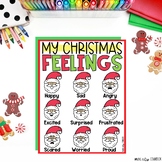 Christmas Santa Feelings & Emotions Chart FREEBIE SEL & Co