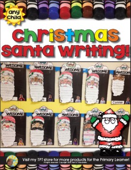 Preview of Christmas Santa Writing Activity - Holiday Writing with Graphic Organizer