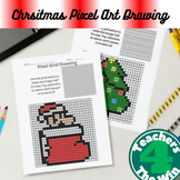 Christmas Scaling Down/ Dilation Pixel Grid Activity