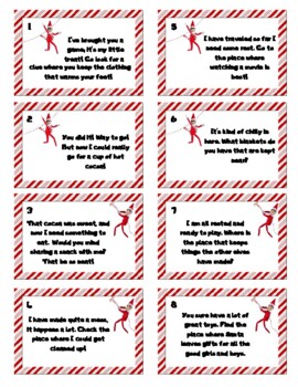 Christmas Scavenger Hunt by The Language Arts Place | TPT