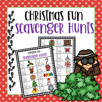 Christmas Scavenger Hunt - (9 different scavenger hunts included)
